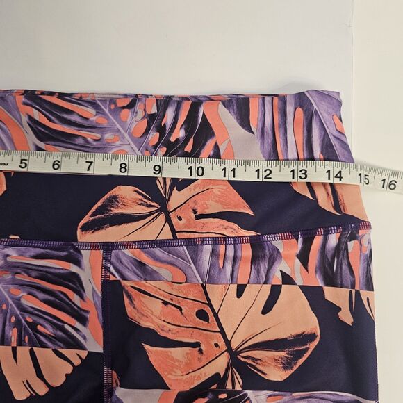 Nike Dri-Fit Womens Floral Print Cropped Leggings Sz Lg Performance Comfort W491 - Picture 7 of 11